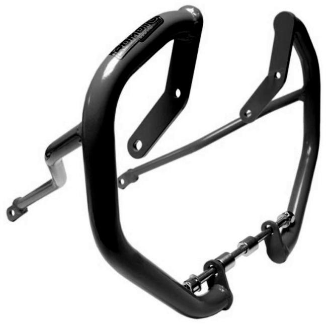 RD-Moto Crash frames black for KTM 390 Duke 2018-20