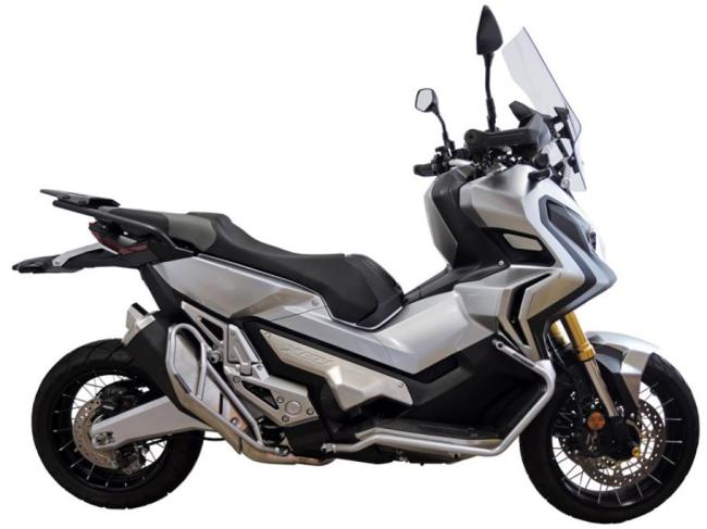 RD-Moto Crash bar mat silver lower position for Honda X-ADV 750 2017+