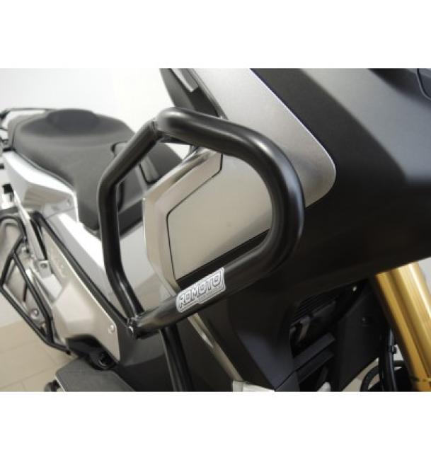 RD-Moto Crash bar set mat black lower + upper position for Honda X-ADV 750 2017-20