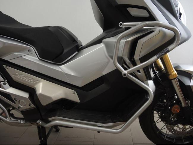 RD-Moto Crash bar set mat silver lower + upper position for Honda X-ADV 750 2017-20