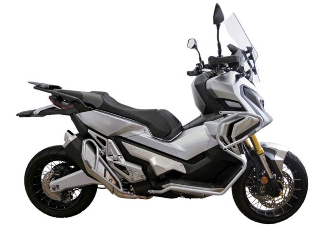 RD-Moto Crash bar set mat silver lower + upper position for Honda X-ADV 750 2017-20
