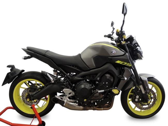 RD-Moto Sturzbügel + Sturzpads SL01 schwarz für Yamaha XSR 900 2013 - 2020