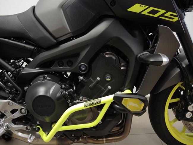 RD-Moto Sturzbügel + Sturzpads gelb für Yamaha XSR 900 2013 - 2020