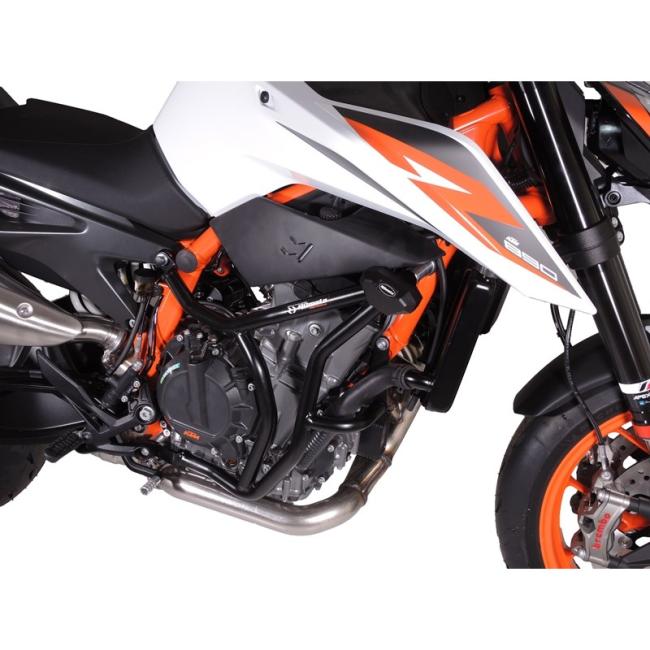 RD-Moto Sturzbügel schwarz inkl. Sturzpad SLDM für KTM 790 Duke 2018+ / KTM 890 Duke 2020+ / KTM 890 Duke R 2021+