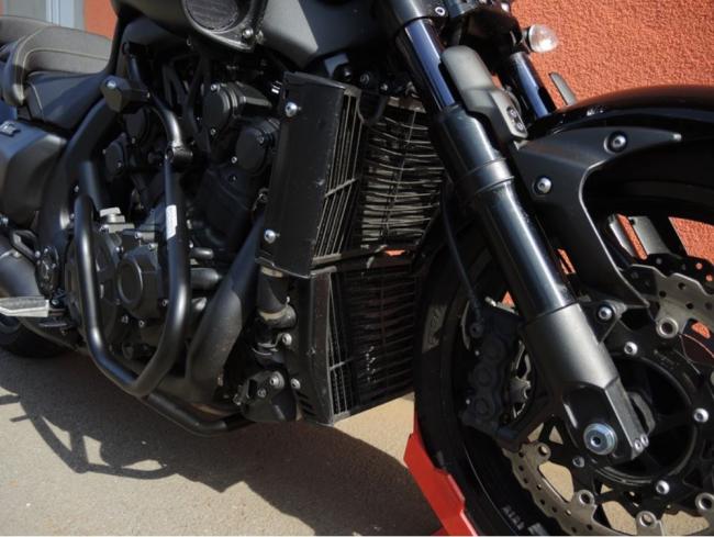 RD-Moto Crash Bar black matt lower + upper for Yamaha V-Max 1700 2009+