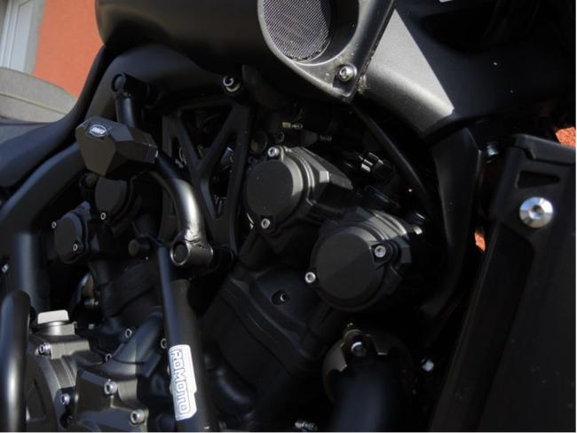 RD-Moto Crash Bar black matt lower + upper for Yamaha V-Max 1700 2009+