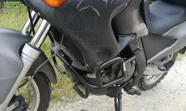 RD-Moto Crash frames black for Aprilia Pegaso 650  1996 - 2004