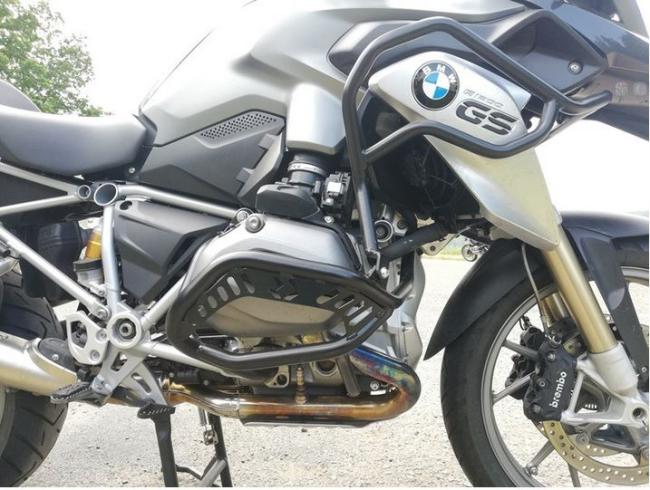 RD-Moto Sturzbügel Unten + Oben matt schwarz für BMW R1200GS 2013 - 2019