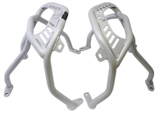 RD-Moto Crash frames silver - cylinder protection for BMW R1200GS  2013 - 2017