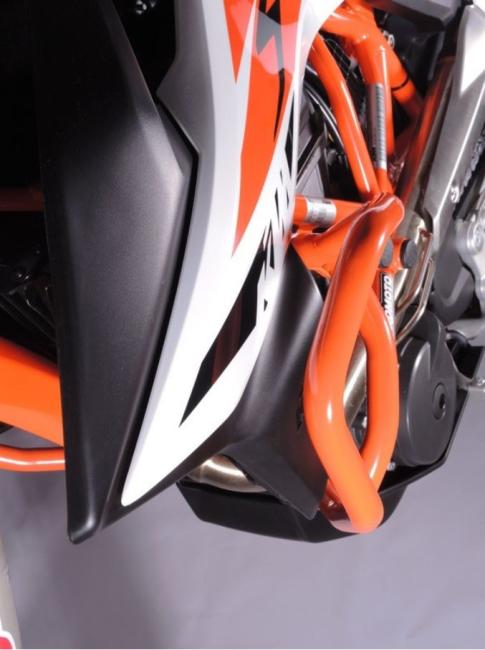RD-Moto Sturzbügel oben orange für KTM 690 Enduro R  2019+ / 690 Supermoto / SMC-R 19-21, Husqvarna 701 Enduro / 701 Supermoto 19-21