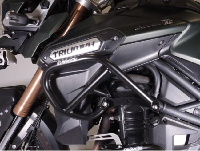RD-Moto Sturzbügel oben schwarz für Triumph Tiger 1200 Explorer / XC  2011-15