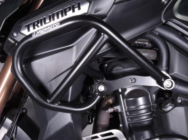 RD-Moto Sturzbügel Set unten + oben schwarz für Triumph Tiger 1200 Explorer / XC  2011-15