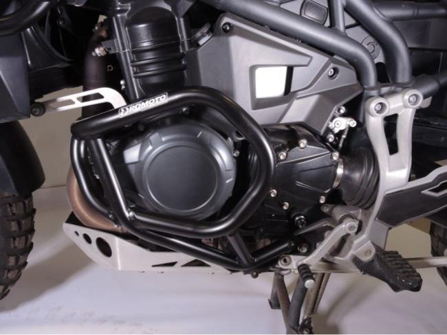 RD-Moto Sturzbügel Set unten + oben schwarz für Triumph Tiger 1200 Explorer / XC  2011-15
