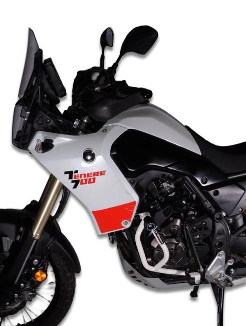 RD-Moto Crash frames incl. Crash pads white for Yamaha 700 Ténéré 2019+