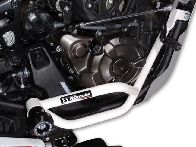 RD-Moto Crash frames incl. Crash pads white for Yamaha 700 Ténéré 2019+