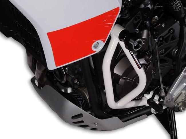 RD-Moto Crash frames incl. Crash pads white for Yamaha 700 Ténéré 2019+