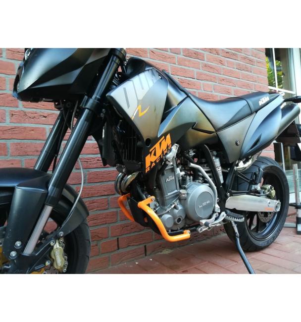 RD-Moto Crash frames orange for KTM LC4 640 2005-2008