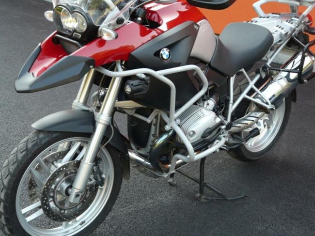 RD-Moto Sturzbügel silber -  Zylinderschutz für BMW R1200GS Adventure 2004-07