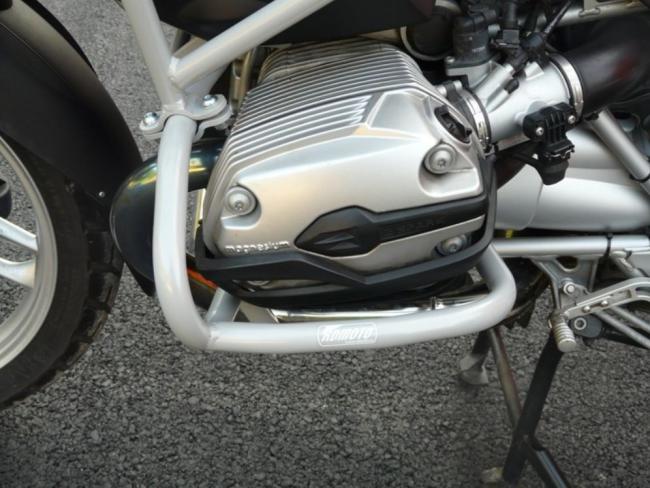 RD-Moto Sturzbügel silber -  Zylinderschutz für BMW R1200GS Adventure 2004-07