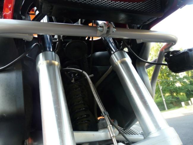 RD-Moto Crash frames  - cylinder protection + upper part silver for BMW R1200GS Adventure 2004 - 2007