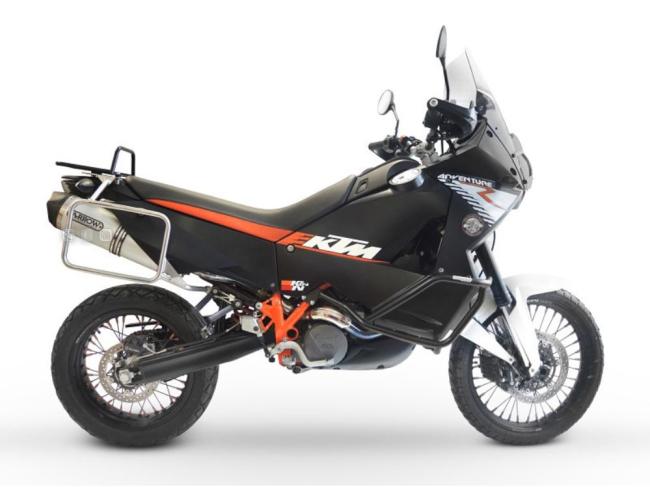 RD-Moto Crash frames black for KTM 990 Adventure 2006 - 2012