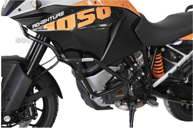 RD-Moto Crash frames black for KTM 1050 Adventure 2015 - 2016