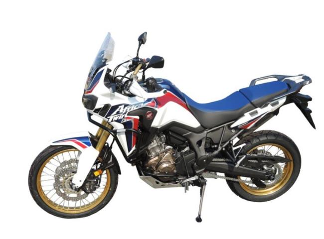 RD-Moto Sturzbügel Set schwarz oben + unten für Honda CRF 1000 L Africa Twin 2016 - 2018