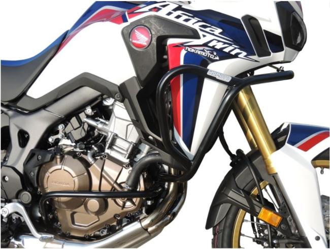 RD-Moto Sturzbügel Set schwarz oben + unten für Honda CRF 1000 L Africa Twin 2016 - 2018