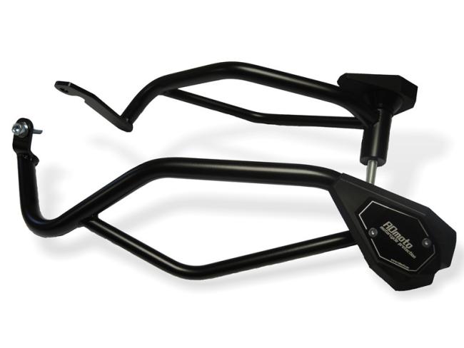 RD-Moto Crash frames + Crash Pads SL01 black for Yamaha XSR 700 2014-23