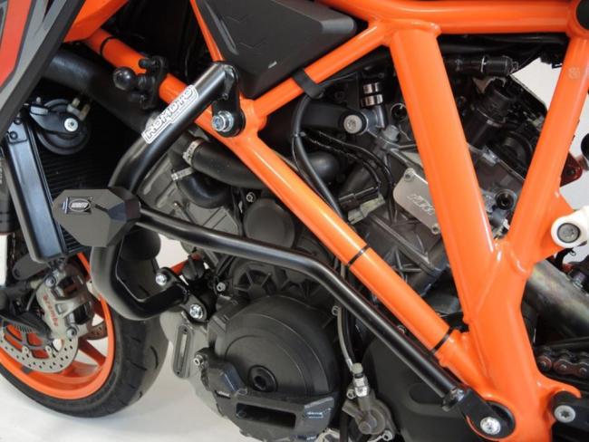 RD-Moto Crash frames black for KTM 1290 Superduke R 14-19
