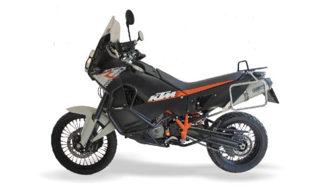 RD-Moto Sturzbügel schwarz für KTM 990 Adventure 2006 - 2012