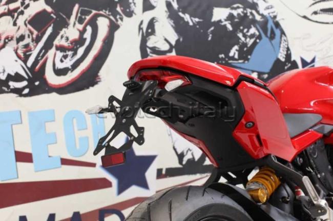 Evotech SRL Kennzeichenhalter für Ducati Monster 797 / Supersport / M1200 / S '17-'20 / M821 '18-'20