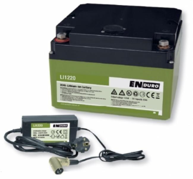 ENDURO Lithium Ionen Batterie 20Ah LI1220 inkl. Ladegerät für Mover / Autark ENDURO