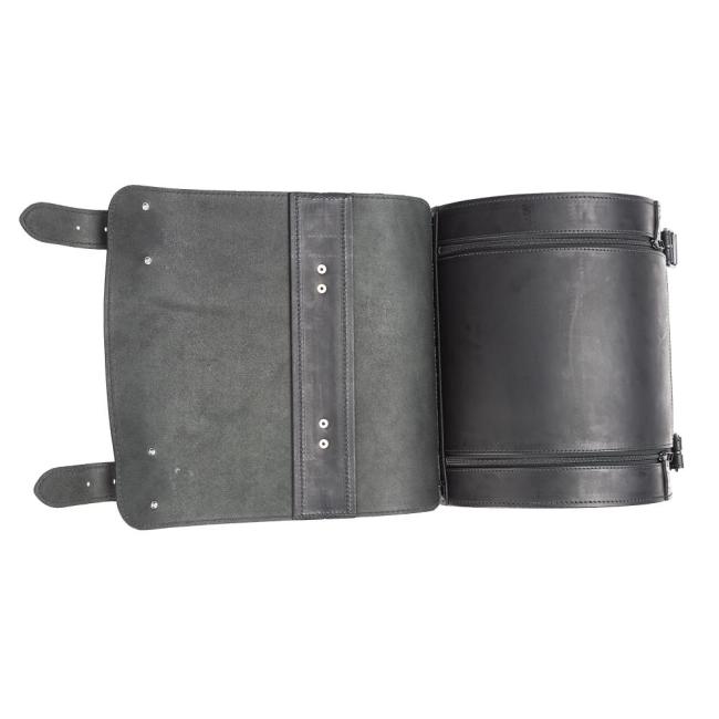 Leather saddle bag MOT-2-1001 26l
