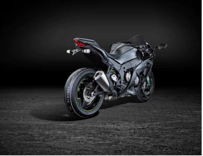 Evotech Performance Auspuffhalter inkl. Abdeckplatte für Kawasaki ZX10RR  2018+