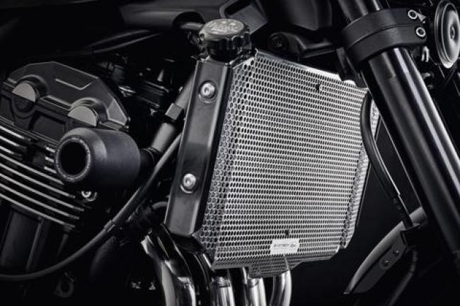 Evotech Performance Kühlerabdeckung für Kawasaki Z900RS 2018+ (silber)