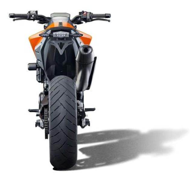 Evotech Performance Kennzeichenhalter für KTM 890 Duke R 2020+ mit rotem Rücklicht