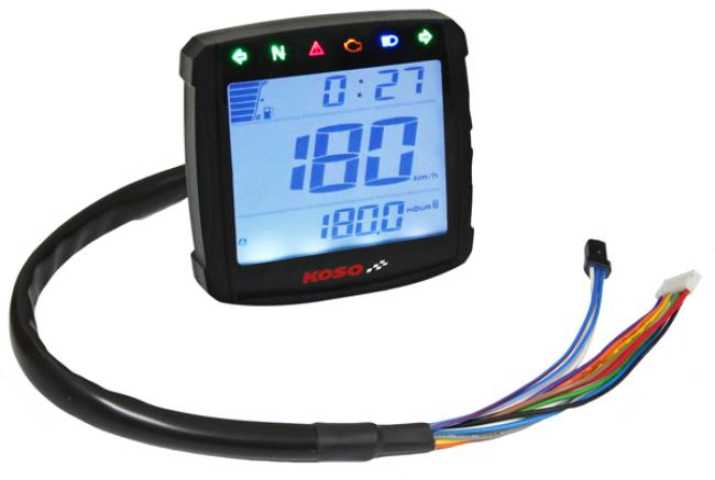 Tachometer KOSO Digital XR-S01 mit Straßenzulassung (ABE)