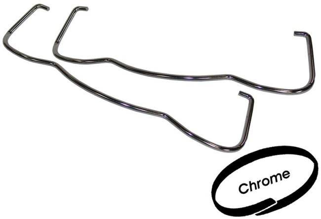 chromed clips for valve cover