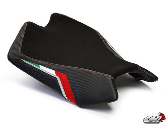 Luimoto Seat Cover Team Italia Suede Driver for Aprilia RSV4 2009-20