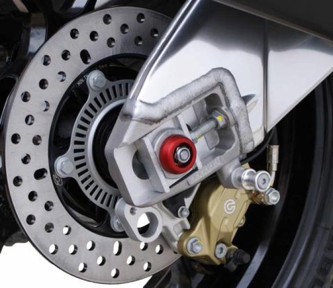 Evotech Performance Rear Spindle Bobbins for Aprilia Tuono V4 2011 - 2014