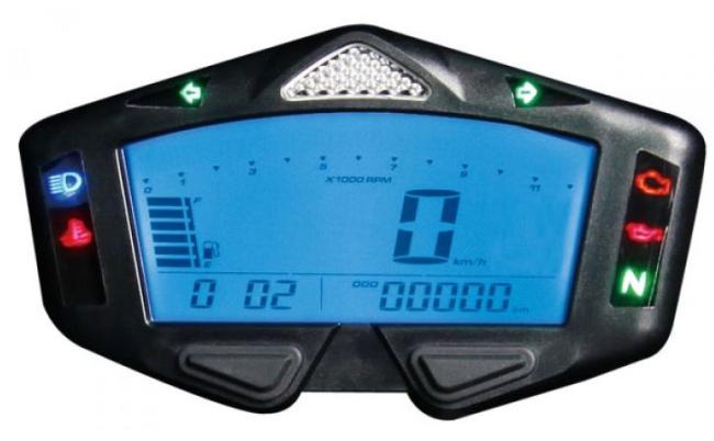 Koso DB-03 Racing-Cockpit, Geschwindigkeit, U/min, ABE, mit Ganganzeige