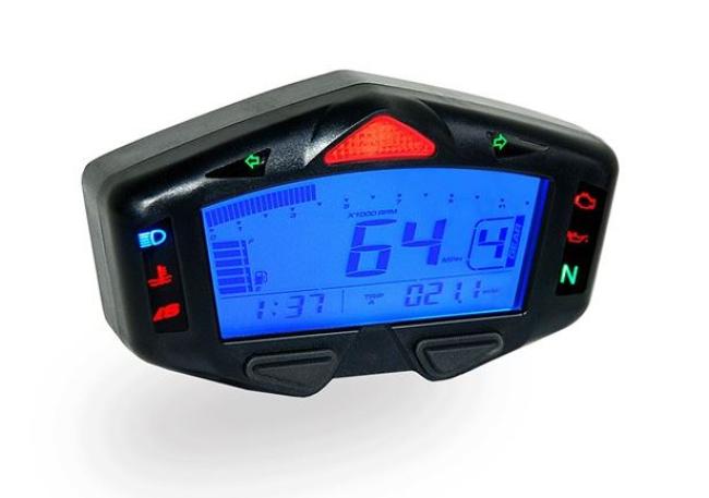 Koso DB-03 Racing-Cockpit, Geschwindigkeit, U/min, ABE, mit Ganganzeige