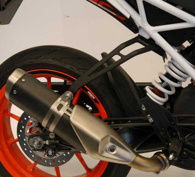 Evotech Performance Exhaust Hanger + Rectifier Guard Kit for KTM 390 Duke 2017+