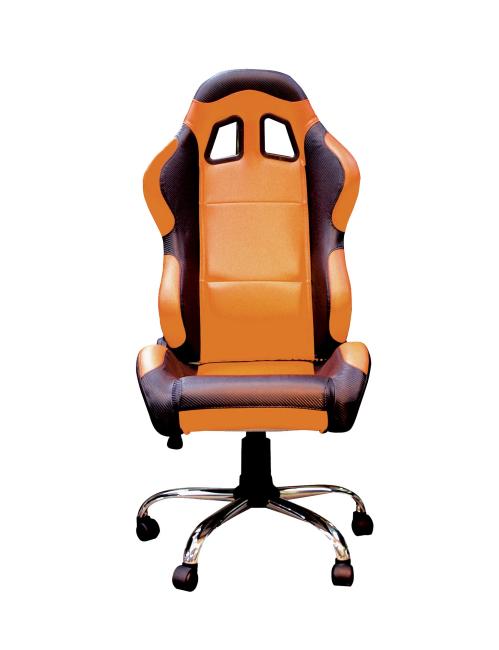 RIDER PADDOCK TEAM CHAIR - ORANGE/NO LOGO WITH BLACK TRIM