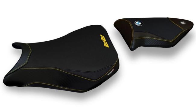 Tappezzeria Italia Sitzbankbezug Model Dacca Schwarz Komfortsystem für BMW S1000RR 12-14