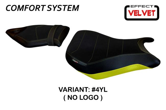 Tappezzeria Italia Sitzbankbezug Model Vittoria 3 Effect Velvet Komfortsystem für BMW S1000RR 15-18