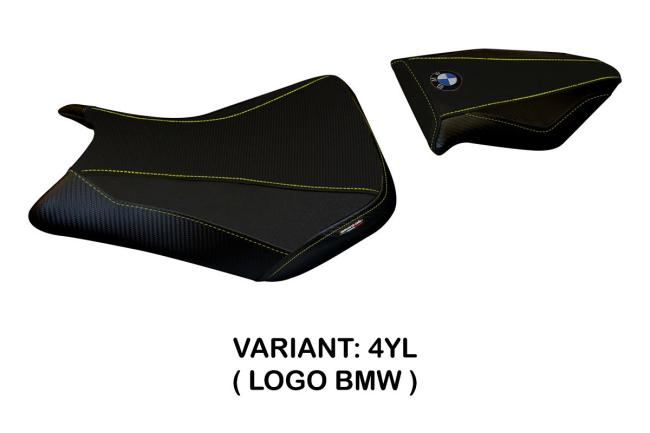 Tappezzeria Italia Seat Cover Model Gera Total Black for BMW S1000R 14-19