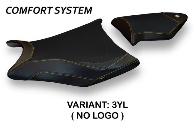 Tappezzeria Italia Sitzbankbezug Model Essen Schwarz Komfortsystem für BMW S1000RR 09-11