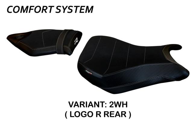Tappezzeria Italia Seat Cover Model Spira all black Comfort System for BMW S1000R 14-19